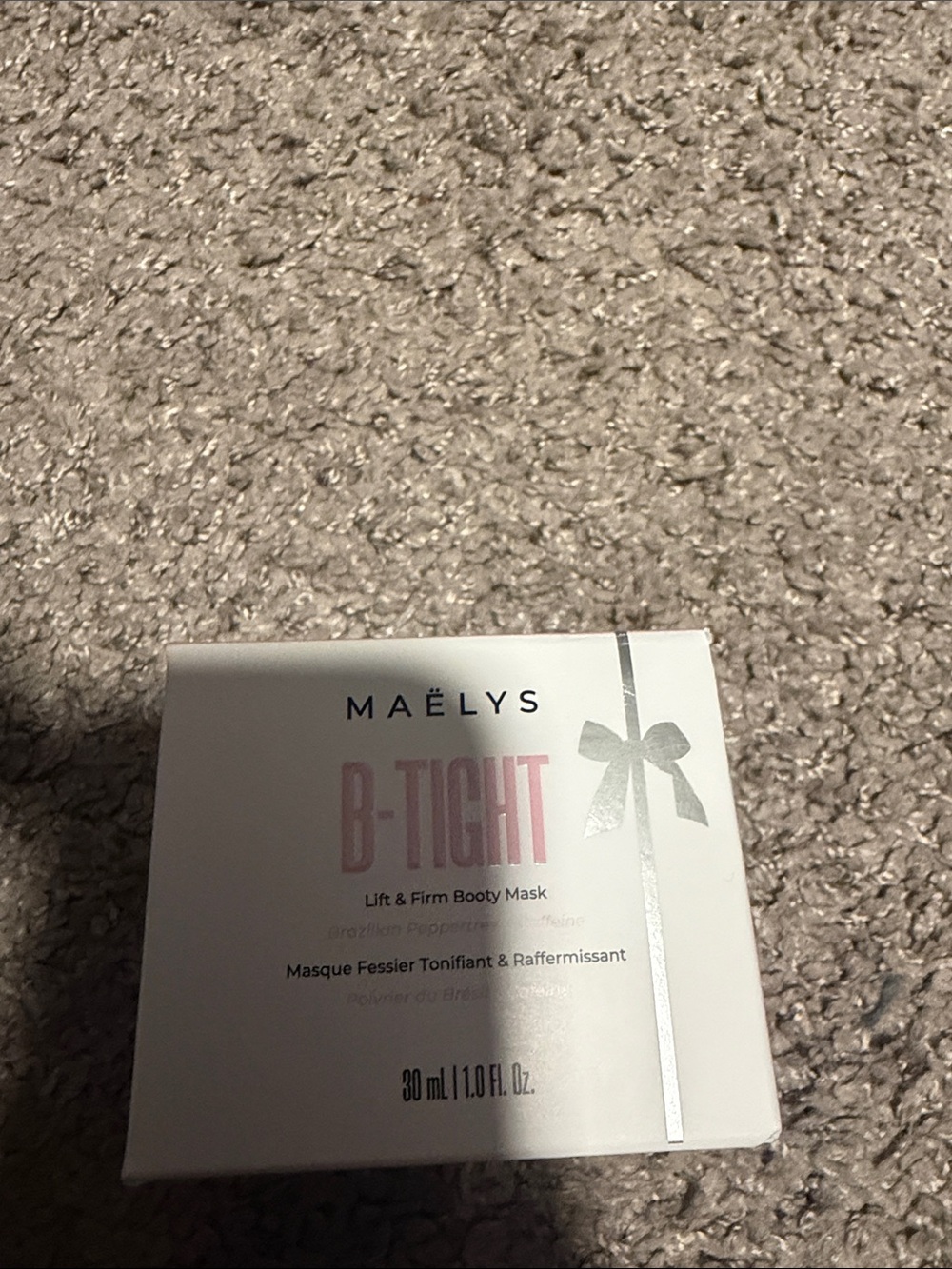 MAËLYS B-Tight Lift & Firm Booty Mask — Pink/White